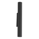 Ver mais imagens de Arandela Tubo Cilindro Preto 30cm 2 Fachos P/ 2 Mr11 St2773