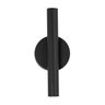 Arandela Tubo Cilindro Preto 30cm 2 Fachos P/ 2 Mr11 St2773 - 11