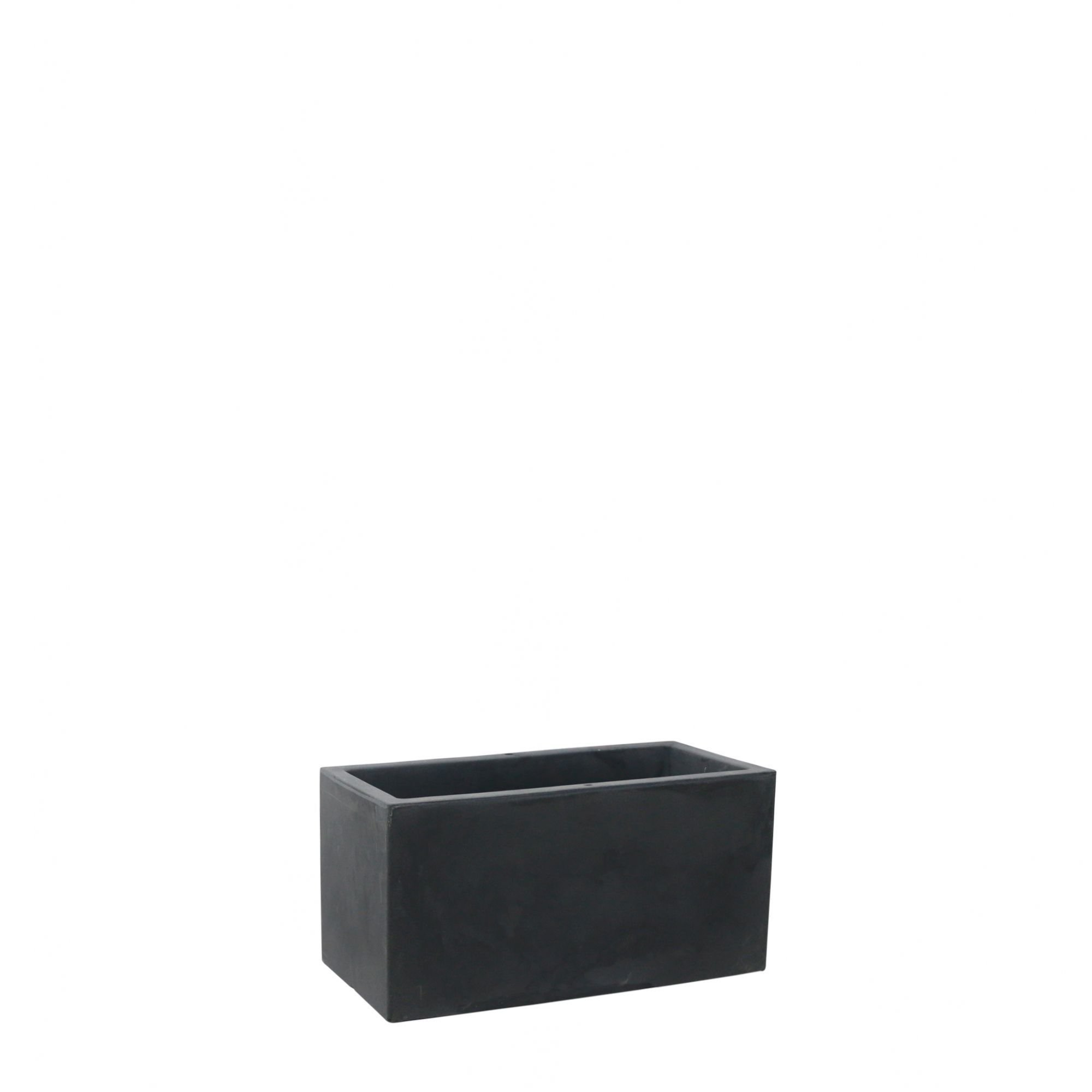 Jardineira Cubo 60 X 30 Cm Vasart 18 - Antique Preto