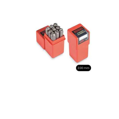 Punção Numérico 2,00 Mm 9 Peças Rocast