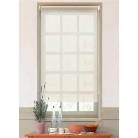 Persiana Rolo Tela Solar Off-White 0,60L X 2,60A