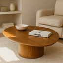 Ver imagem 3 de Mesa de Centro Formato Orgânico Moderna Acabamento Laminado