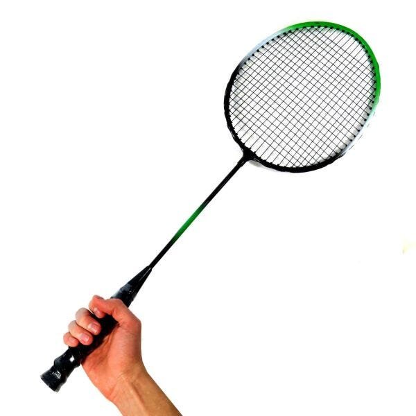 Raquetes De Badminton Verde E Preta Com Bolsa Raqueteira - 2