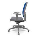 Ver imagem 3 de Cadeira Brizza Diretor Grafite Tela Azul Assento Concept Granito Base Autocompensador Piramidal -