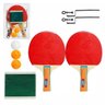 Kit ping pong tênis de mesa raquetes rede bolinhas completo - 1