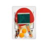 Kit ping pong tênis de mesa raquetes rede bolinhas completo - 4
