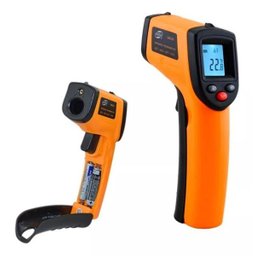 Termômetro Laser Digital Infravermelho Temperatura Laranja - 1