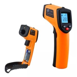 Termômetro Laser Digital Infravermelho Temperatura Laranja