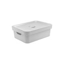 Ver imagem 1 de Caixa Organizadora ou 10,5 L com Tampa Linha Cube - Branco