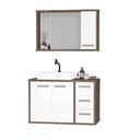 Ver imagem 2 de Conjunto Gabinete Banheiro com Cuba e Espelho Turin 80 Avbr