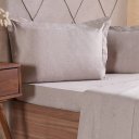 Ver imagem 2 de Jogo de Cama King 4 Pçs Line Stile 100% Poliéster 193x203x40cm Linho