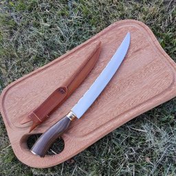 Faca Estilo Chef Nusret Gökçe 3mm Salt Bae Carne Churrasco Artesanal 10' Aço Inox 420c - 7