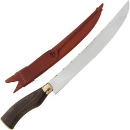 Faca Estilo Chef Nusret Gökçe 3mm Salt Bae Carne Churrasco Artesanal 10' Aço Inox 420c - 3