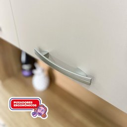 Armário de Cozinha Pequeno 6 Portas 1 Gaveta Genova Kits Paraná - 8