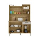 Ver imagem 2 de Armário de Cozinha Pequeno 6 Portas 1 Gaveta Genova Kits Paraná