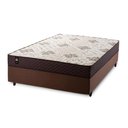 Ver imagem 5 de Conjunto Cama Box Casal c/ Molas Ensacadas Allura Marrom 138x188x58