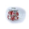 Xícara de Chá Vidro Transpar.flowers C/infusor Porcelana 380ml - Unidade - 6