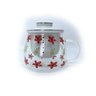 Xícara de Chá Vidro Transpar.flowers C/infusor Porcelana 380ml - Unidade - 5