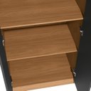 Ver imagem 7 de Guarda-Roupa Modulado 2 Portas 4 Prateleiras 80cm x 52cm x 230cm Linha Liga Modulado Cinza Canela/Grafite