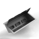 Ver imagem 1 de Porta Tomada De Embutir Inox Cozix