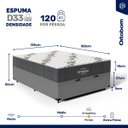 Ver imagem 4 de Cama Box Baú - Colchão Espuma D33 Ortobom Airtech 100 Casal