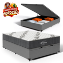 Ver imagem 2 de Cama Box Baú - Colchão Espuma D33 Ortobom Airtech 100 Casal