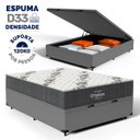 Ver imagem 3 de Cama Box Baú - Colchão Espuma D33 Ortobom Airtech 100 Casal