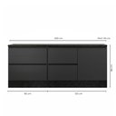 Ver imagem 5 de Kit Etna 2 Balcões para Pia e Cooktop Poliman Móveis