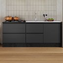 Ver imagem 1 de Kit Etna 2 Balcões para Pia e Cooktop Poliman Móveis