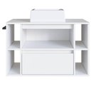 Ver imagem 4 de Gabinete para Banheiro 01 Porta 01 Gaveta 80cm Branco Proddy