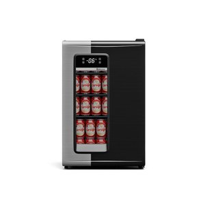 Cervejeira Grb100 Gelopar Refrigerador Porta com Visor Preta 110v