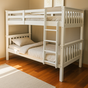 Ver imagem 2 de Beliche Cama Solteiro de Madeira Maçiça de Pinus Reforçado