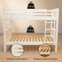 Ver imagem 4 de Beliche Cama Solteiro de Madeira Maçiça de Pinus Reforçado