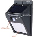Ver imagem 7 de Kit 4 Luminária Solar de Parede 25 Leds com Sensor de Movimento e Acendimento Automático