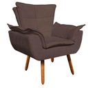 Ver imagem 3 de Kit Namoradeira 02 Poltronas Opala Suede Marrom