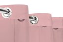 Ver imagem 2 de Cortina em Voil Liso Para Sala ou Quarto Para Varão Simples Rosa 6,00m x 2,50m