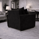 Ver imagem 3 de Poltrona Cama Mônica Suede Decorativa Confortável Moderna Sala Quarto Recepção