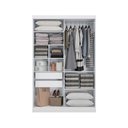 Ver imagem 3 de Guarda-roupa Solteiro Kappesberg N571 2 Portas de Correr Branco