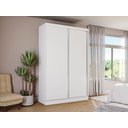 Ver imagem 1 de Guarda-roupa Solteiro Kappesberg N571 2 Portas de Correr Branco