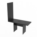 Ver imagem 2 de Mesa Reunião Painel Tv Podcast Preto Caixa Tomada 135 X 60