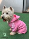 Ver imagem 3 de Roupa para Cachorro Moletom com capuz Rosa - Tam. G