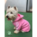 Ver imagem 3 de Roupa para Cachorro Moletom com capuz Rosa - Tam. G
