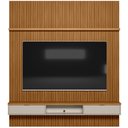 Ver imagem 4 de Painel Ripado Para TV 75 Pol Slats e Bancada Lisa 219x250cm L05 Nature Off White - Lyam Decor Slats 