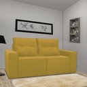 Ver imagem 7 de Sofá 1,80 Moderno 2 Lugares Confortável Onix Amarelo