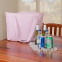Ver imagem 2 de Bolsa Sacola Térmica Multiuso 25 Litros Grande Impermeável com Bolsos Internos:rosa