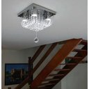 Ver imagem 1 de Luminária Teto Cristal Acrílico Design Sofisticado para Sala