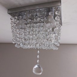 Luminária Teto Cristal Acrílico Design Sofisticado para Sala - 5
