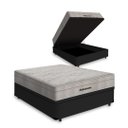 Ver imagem 1 de Cama Box Baú Casal com Colchão de Molas Ensacadas Ortobom Airtech Springpocket 138cm