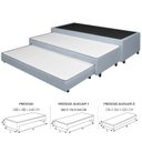 Ver imagem 3 de Base Tribox Solteiro Anne c/ Dupla Auxiliar 48 cm X 88 cm Cinza
