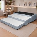 Ver imagem 1 de Base Tribox Solteiro Anne c/ Dupla Auxiliar 48 cm X 88 cm Cinza